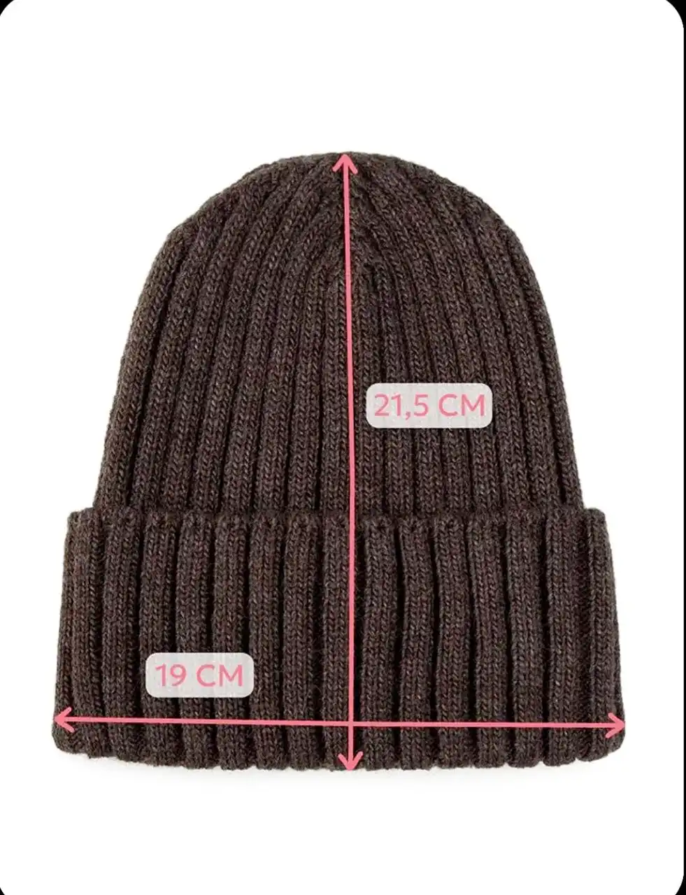 Шапочка бини с шерстью