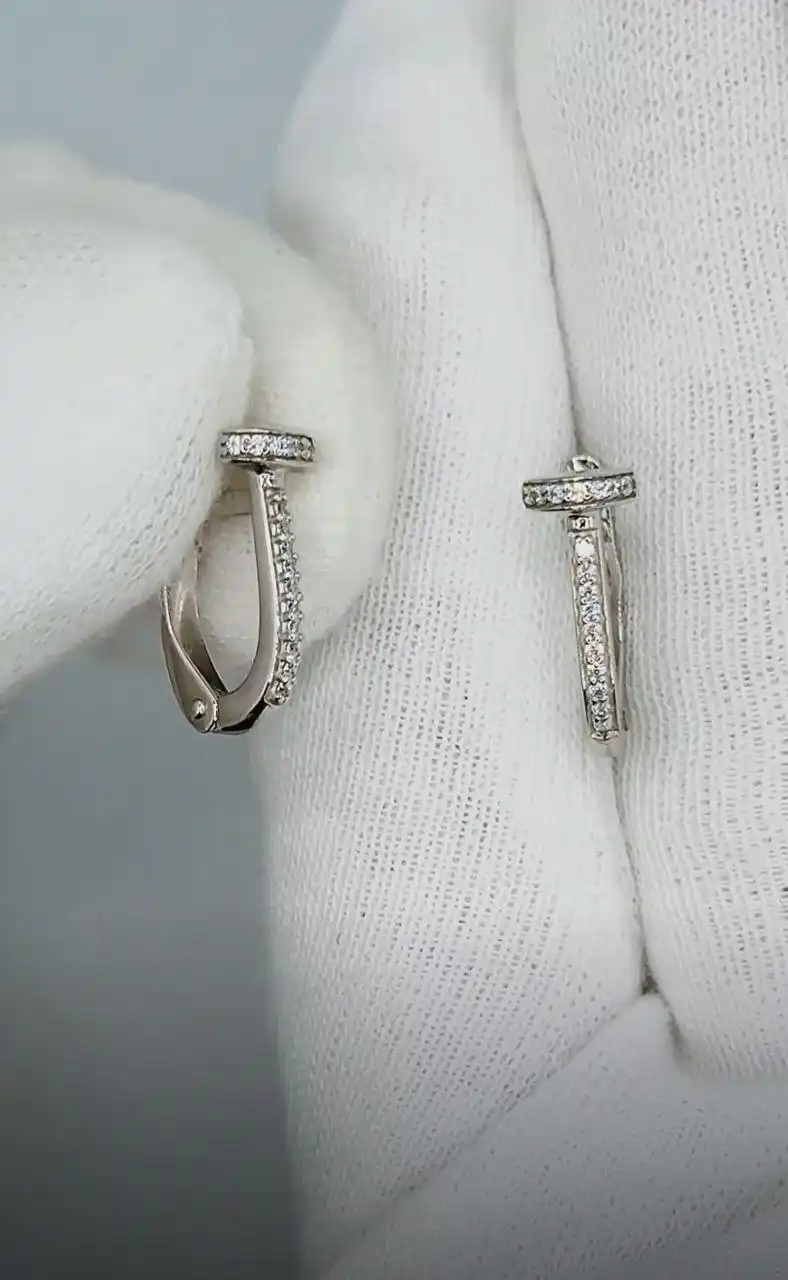 Серьги из серебра 925 пробы