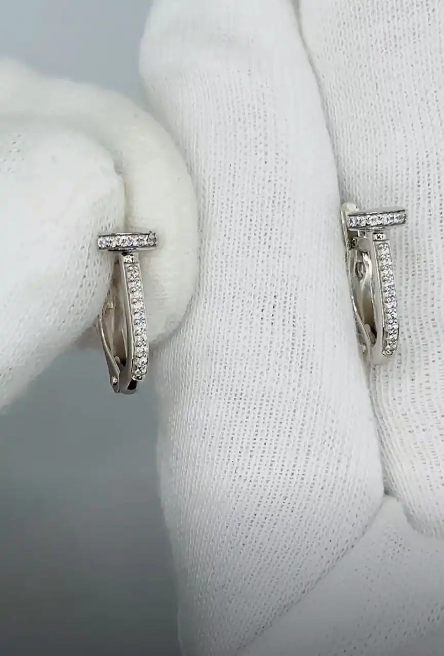 Серьги из серебра 925 пробы