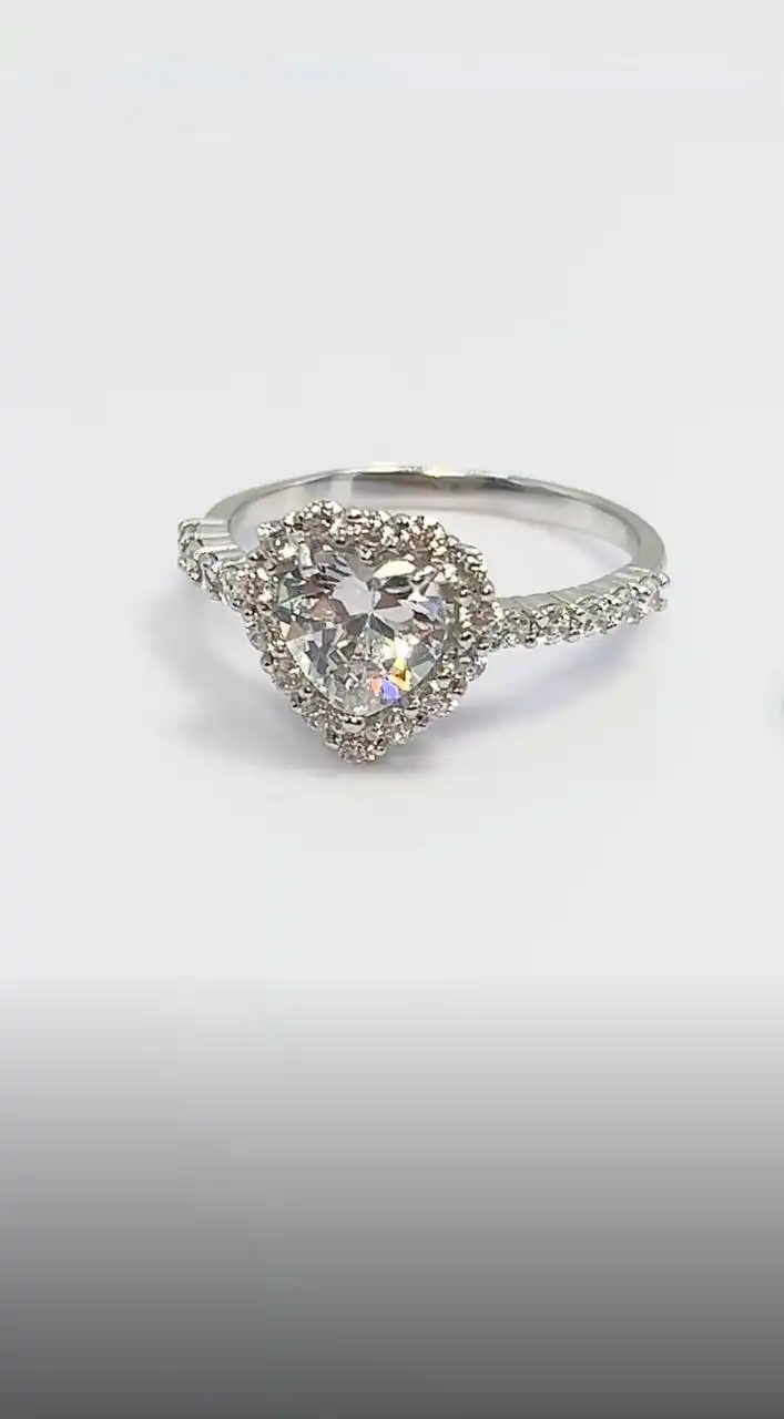 Кольцо из серебра 925 пробы 16.5 размера