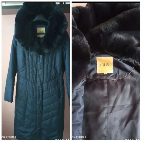 Пуховик с утеплителем тинсулейт и натуральным мехом - Одежда в Томск