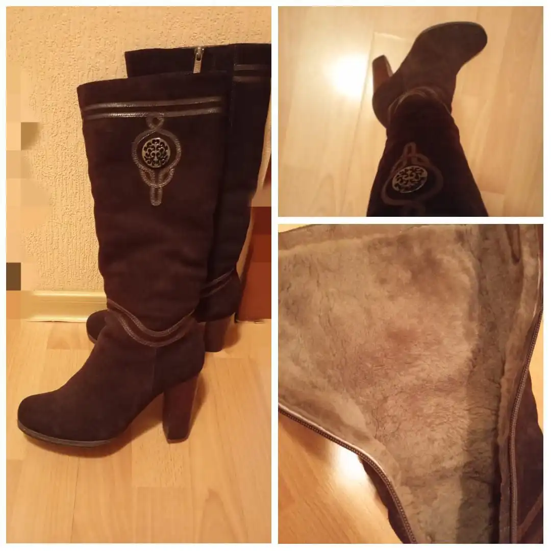 Зимние сапоги 38-38,5 размера