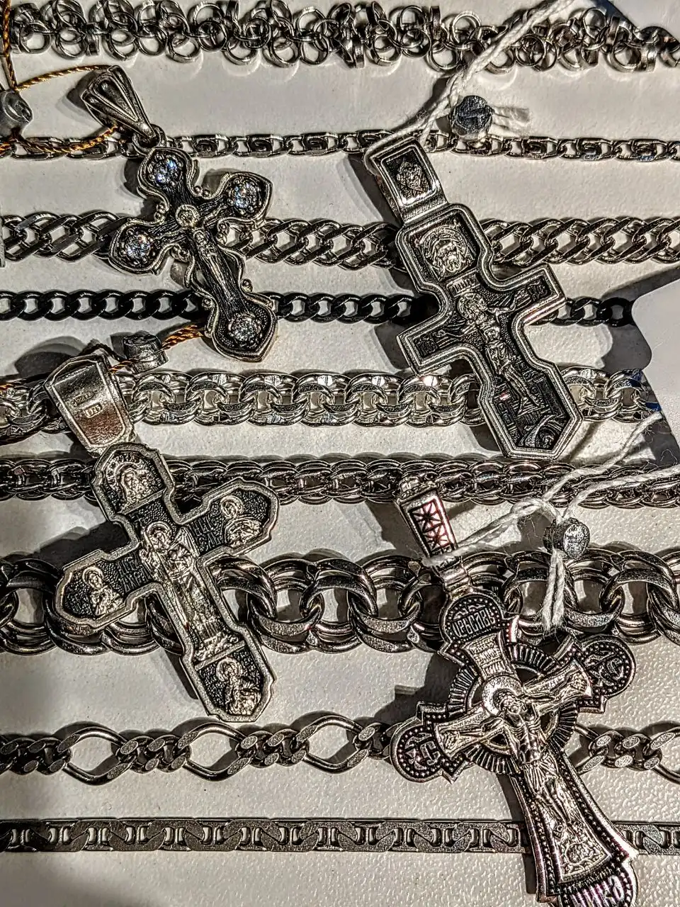 Продажа серебряных цепей и крестов 925 пробы - Ювелирные изделия (Барахолка) в Томск