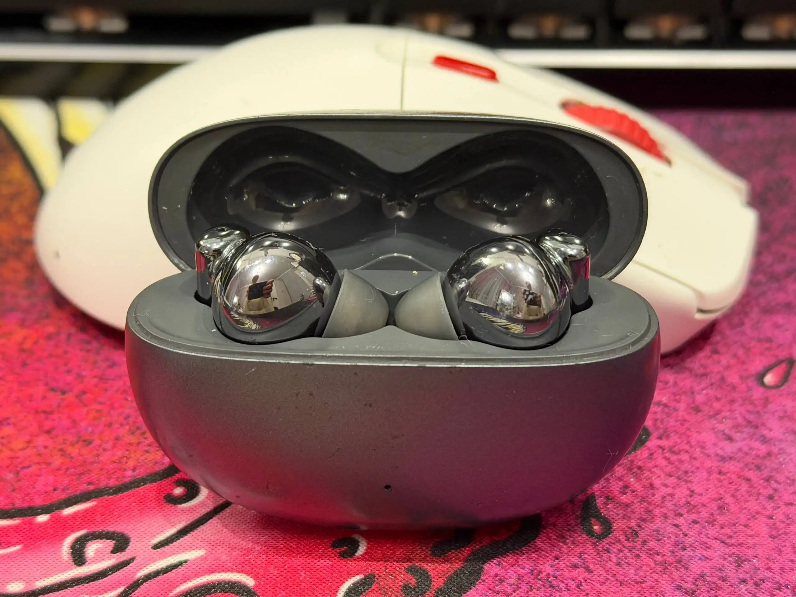 Наушники TWS Honor Choice Earbuds X5 Pro серый б/у - Аудиотехника (Электроника) в Томск