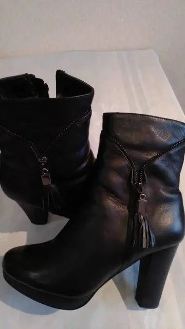 Продам зимние полусапожки из натуральной кожи и меха - частное объявление в Томск