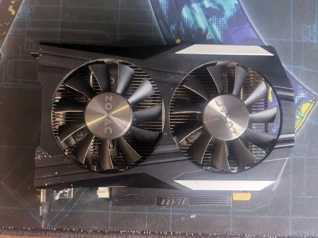 Продам видеокарту Nvidia GeForce GTX 1050Ti Zotac 4GB - Компьютерные комплектующие в Томск