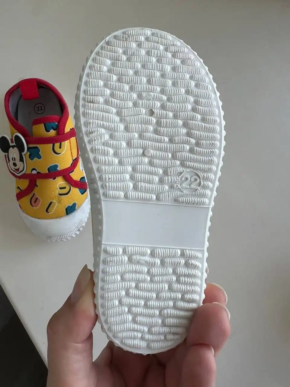 Детские слипоны Disney размер 22 - Обувь (Товары для детей) в Томск