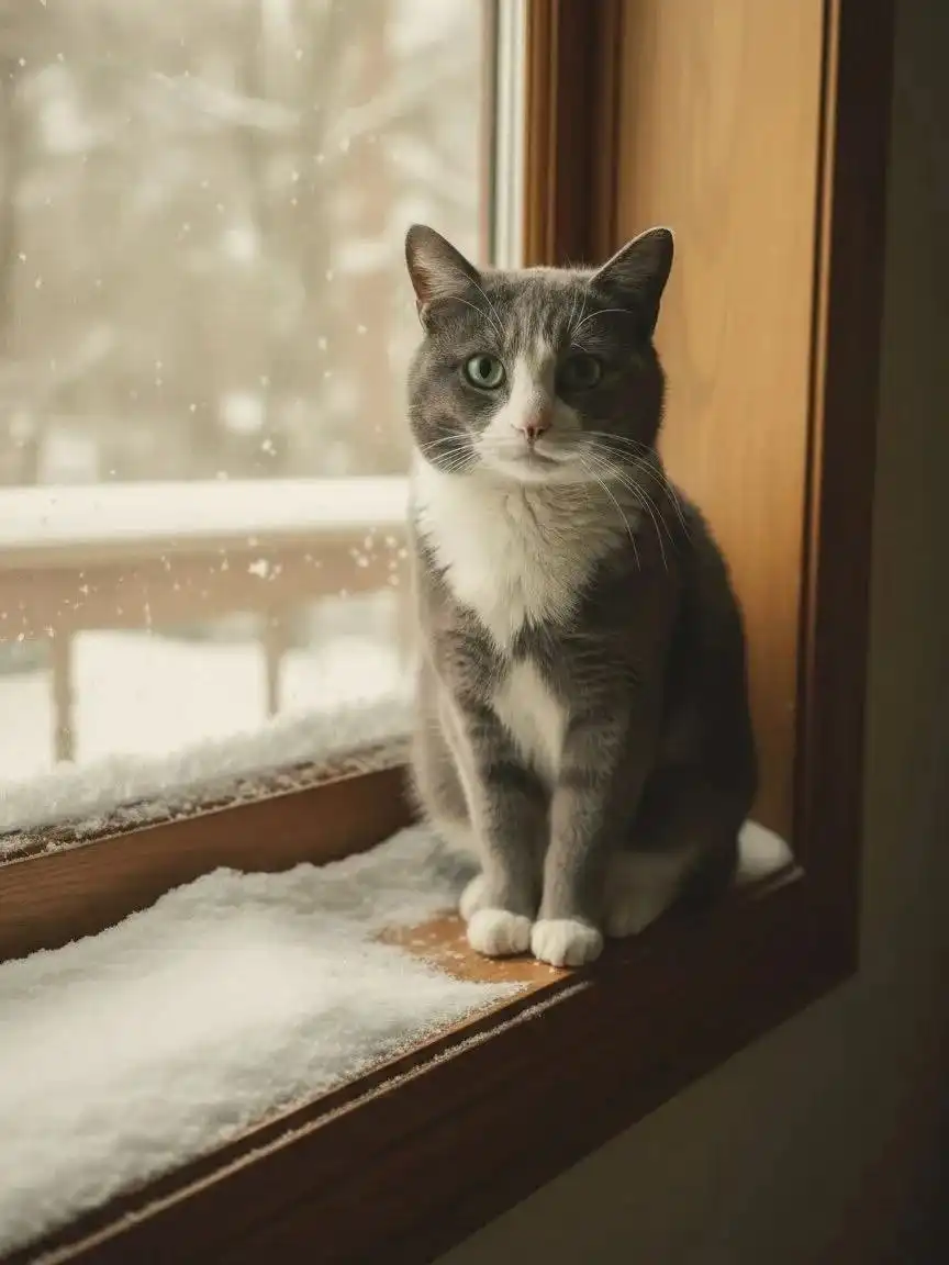 Кот Тихон ищет семью после спасения с улицы - Кошки (Животные) в Томск