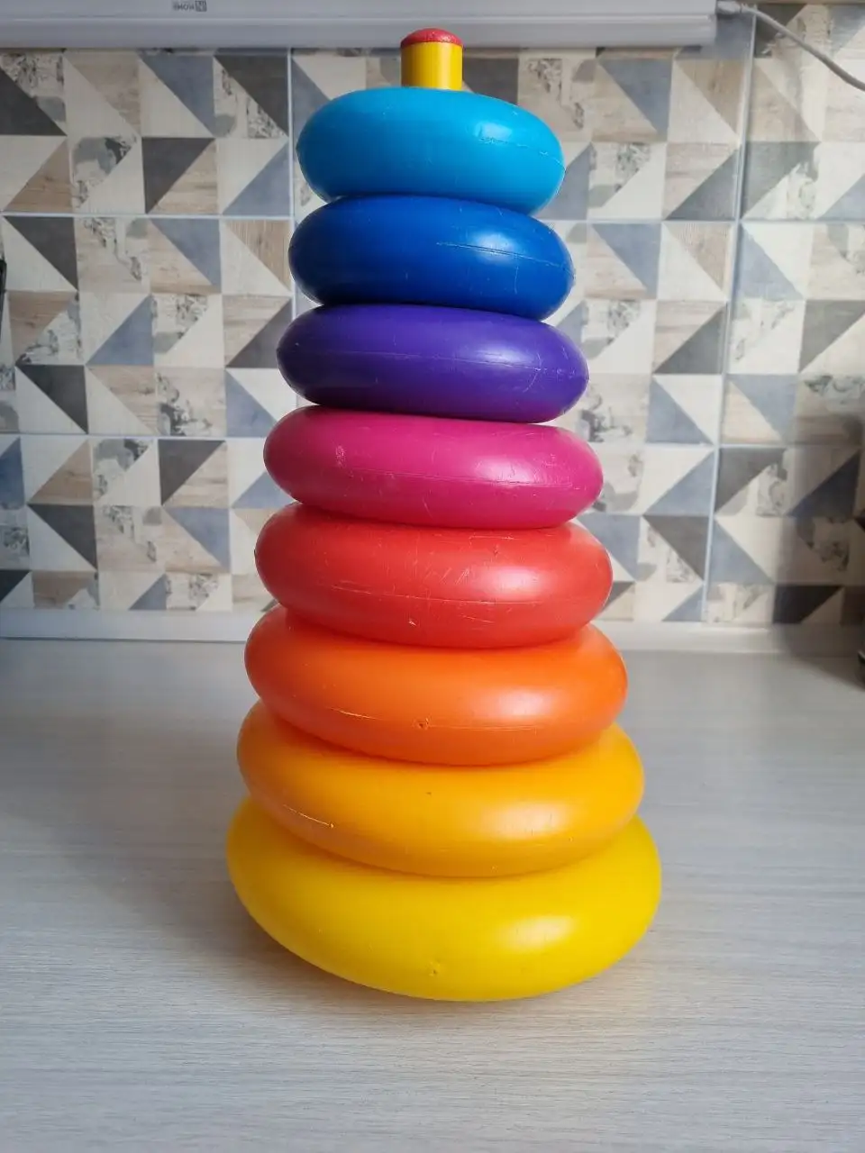 Набор кубиков и пирамида за торт - Барахолка в Томск