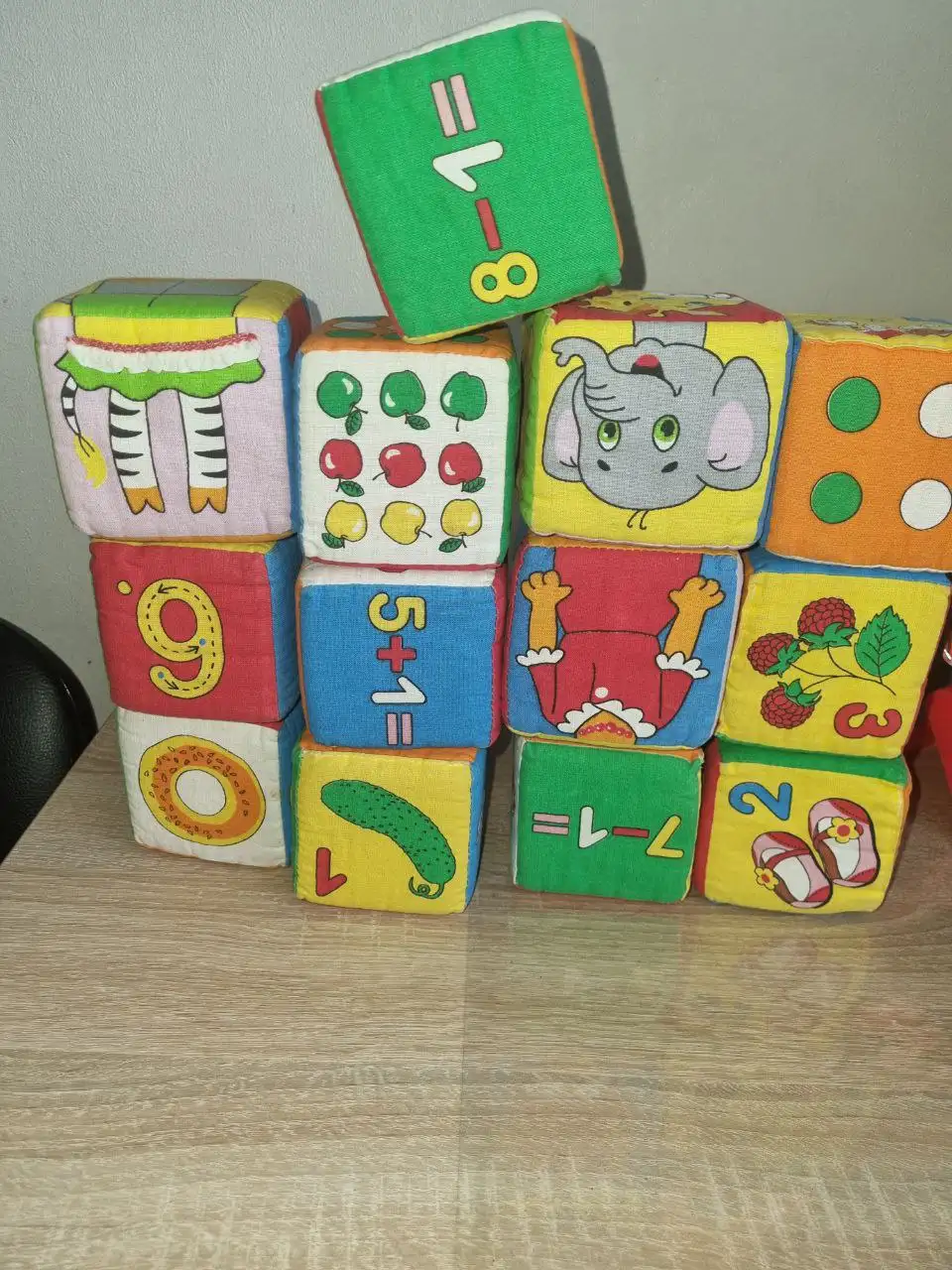 Кубики мягкие 9шт - Игрушки (Товары для детей) в Томск