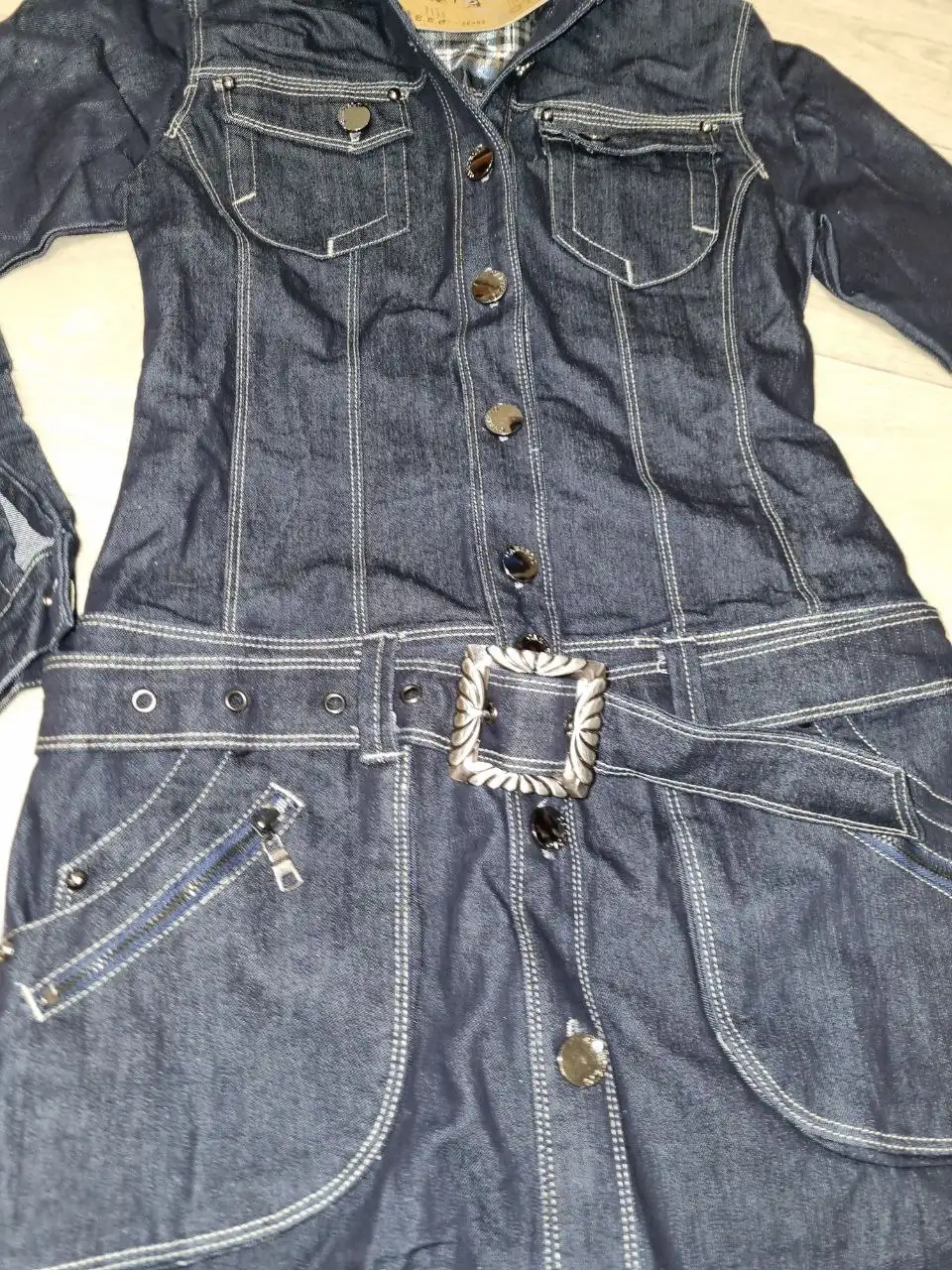 Джинсовая ветровка рр S новая - Верхняя одежда (Одежда) в Томск