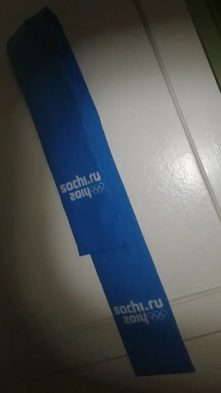 Шарф синий двухсторонний Олимпиада Сочи 2014 - Сувениры (Барахолка) в Томск