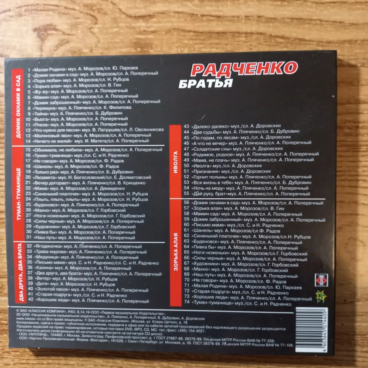 Продам CD диск Братья Радченко - Музыкальные носители (Электроника) в Томск