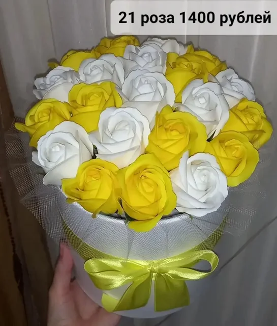 Заказ свежих букетов из мыльных роз к 8 марта - Цветы и растения в Томск