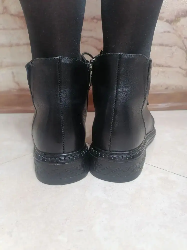 Демисезонные ботинки из натуральной кожи размер 36 - Обувь (Одежда) в Томск