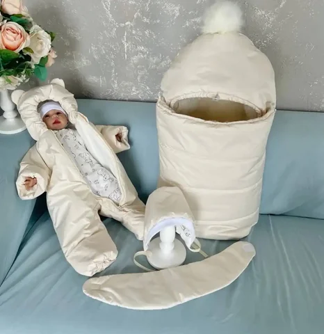 Детский зимний комплект: комбинезон и конверт Зефир - Ювелирные изделия в Томск