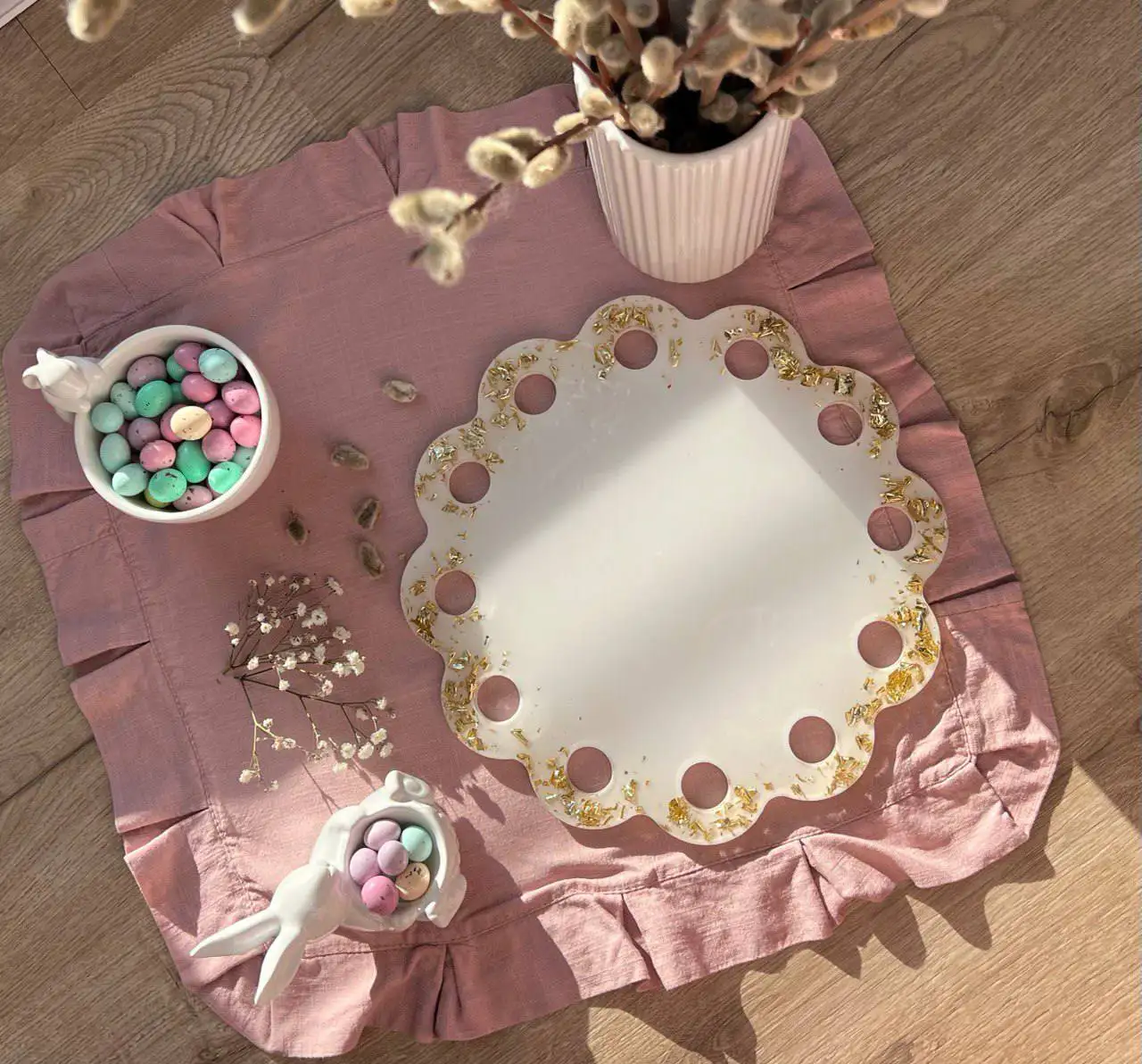 Подставка для яиц и кулича из эпоксидной смолы на 12 ячеек - Для дома и дачи в Томск