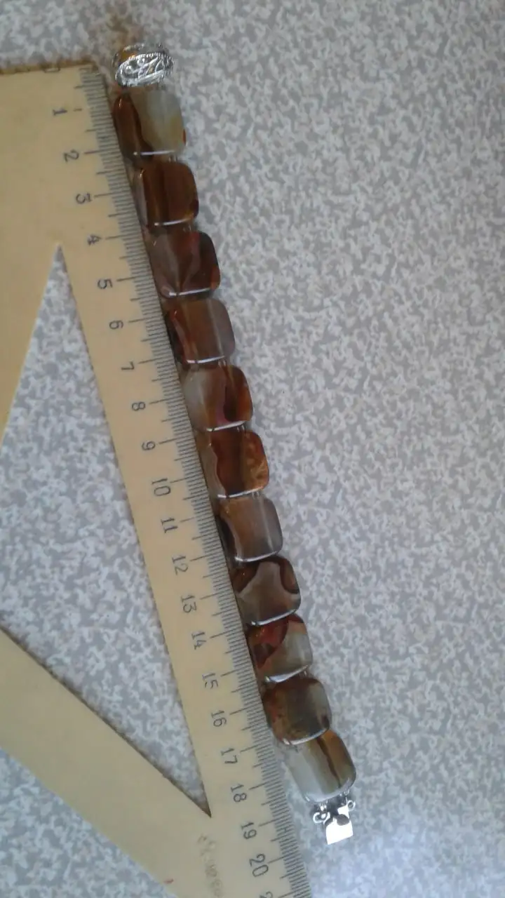 Браслет из коричневого агата - Ювелирные изделия (Барахолка) в Томск