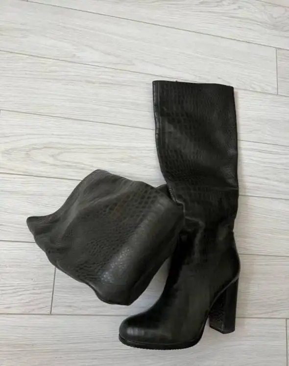 Сапоги демисезонные Suffina, натуральная кожа, размер 37 - Обувь (Одежда) в Томск