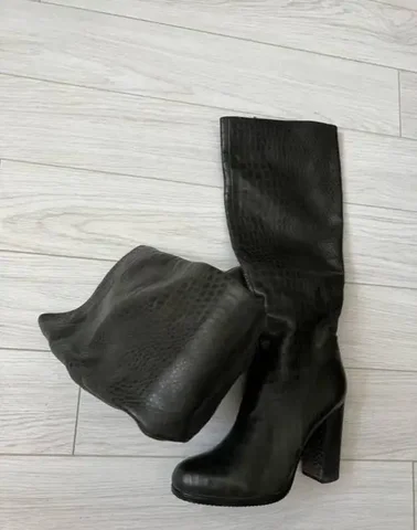 Сапоги демисезонные Suffina, натуральная кожа, размер 37 - Обувь и одежда в Томск