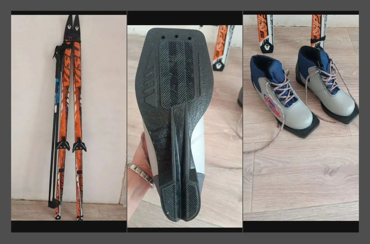 Детские лыжи 33 размера - Спорттовары (Барахолка) в Томск