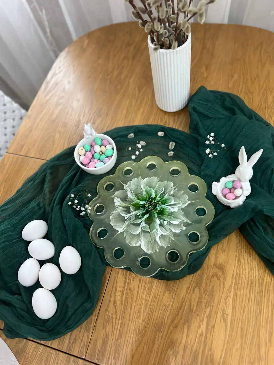 Подставка для яиц и кулича из эпоксидной смолы на 12 ячеек - Рукоделие (Хобби и отдых) в Томск