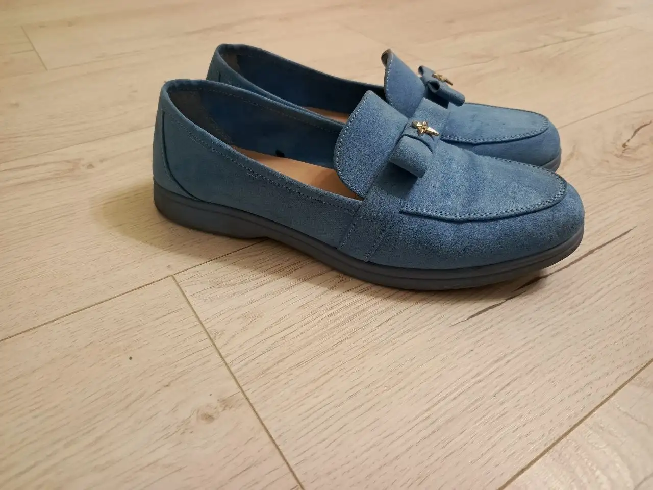 Женские замшевые лоферы 41 размер - Обувь (Одежда) в Томск