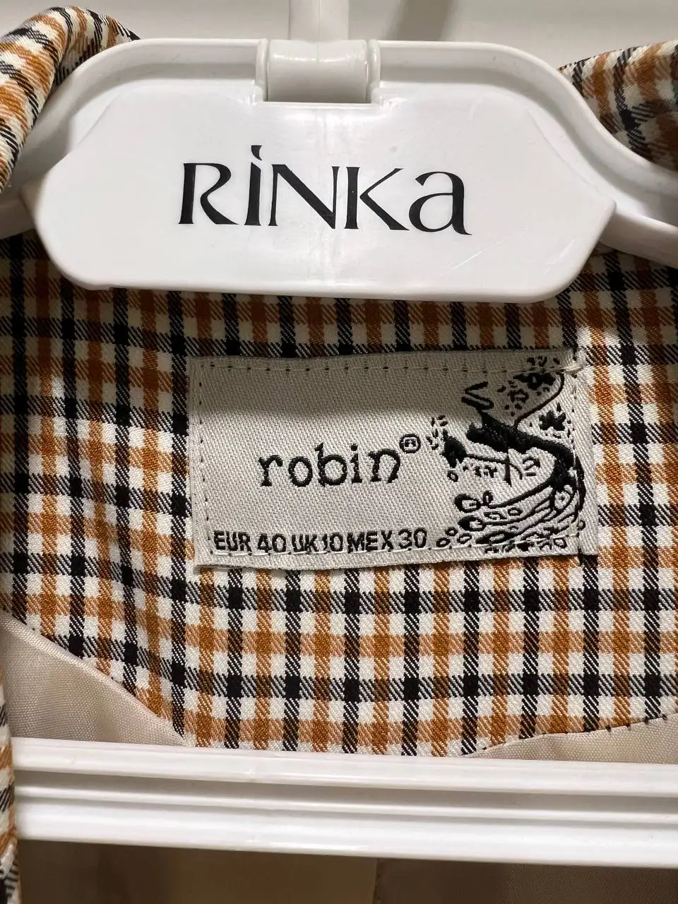 Удлиненный приталенный пиджак в клетку размер 46 - Пиджаки (Одежда) в Томск