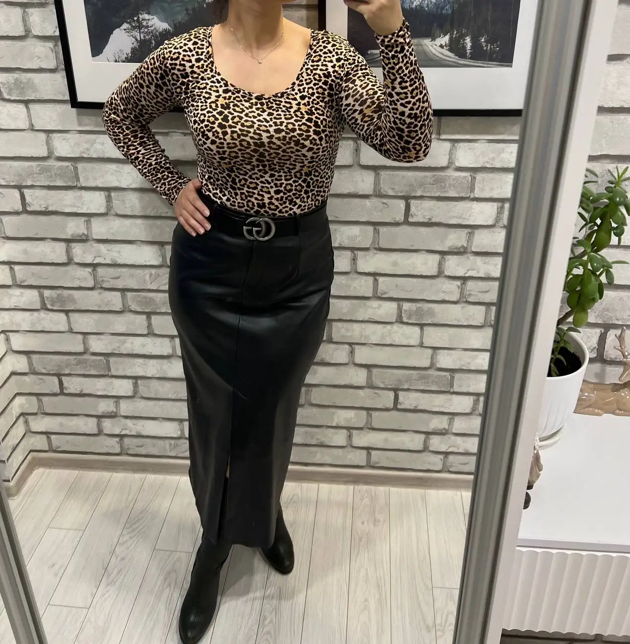 Боди Mohito леопард 46-50 - Женская одежда (Одежда) в Томск