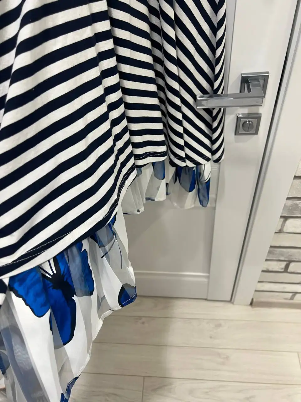 Платье в полоску трикотажное - Женская одежда (Одежда) в Томск