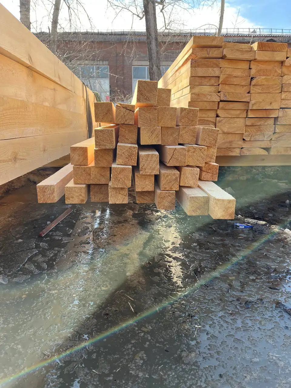 Продажа свежепиленных пиломатериалов из сосны - Барахолка в Томск