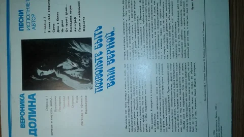 Пластинка Вероники Долиной СССР - Виниловые пластинки в Томск