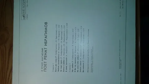 Продажа пластинок СССР с Р. Ибрагимовым - Виниловые пластинки в Томск