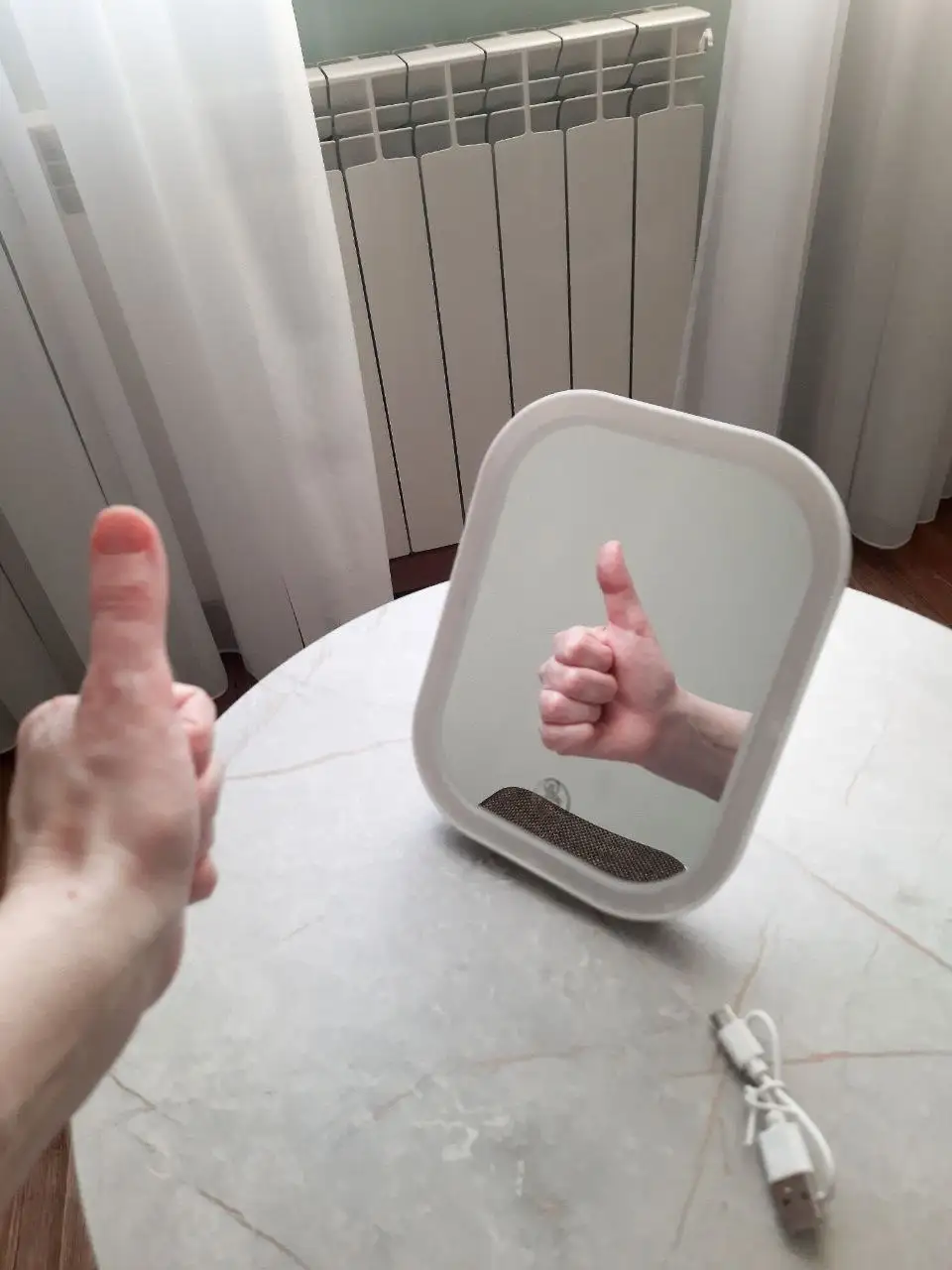 Настольное зеркало с подсветкой - Барахолка в Томск