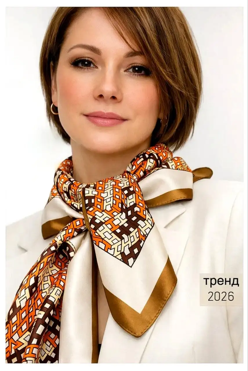 Платок шелковый новый 70х70 - Барахолка в Томск