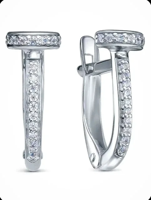 Новые серьги Гвоздики из серебра 925 пробы - Украшения в Томск