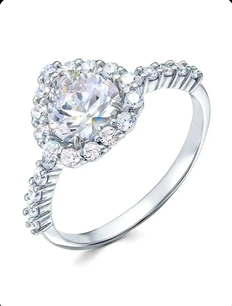 Новое роскошное серебряное кольцо Сердце Океана - Барахолка в Томск