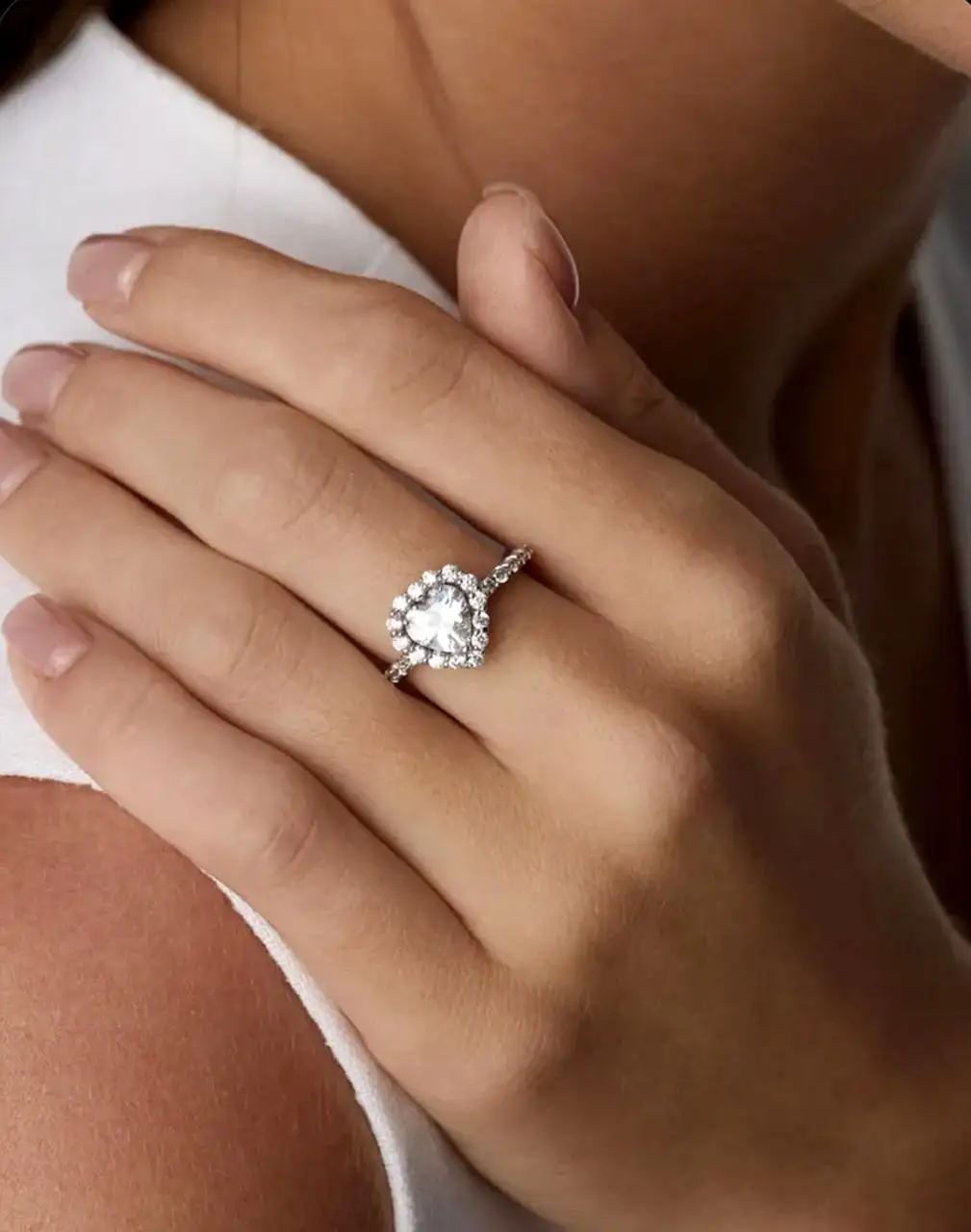 Новое роскошное серебряное кольцо Сердце Океана - Барахолка в Томск