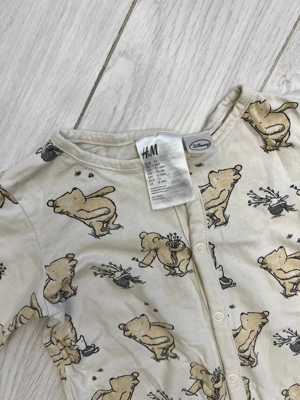 Слипы H&M хлопок на кнопках, размер 86 - Одежда (Товары для детей) в Томск