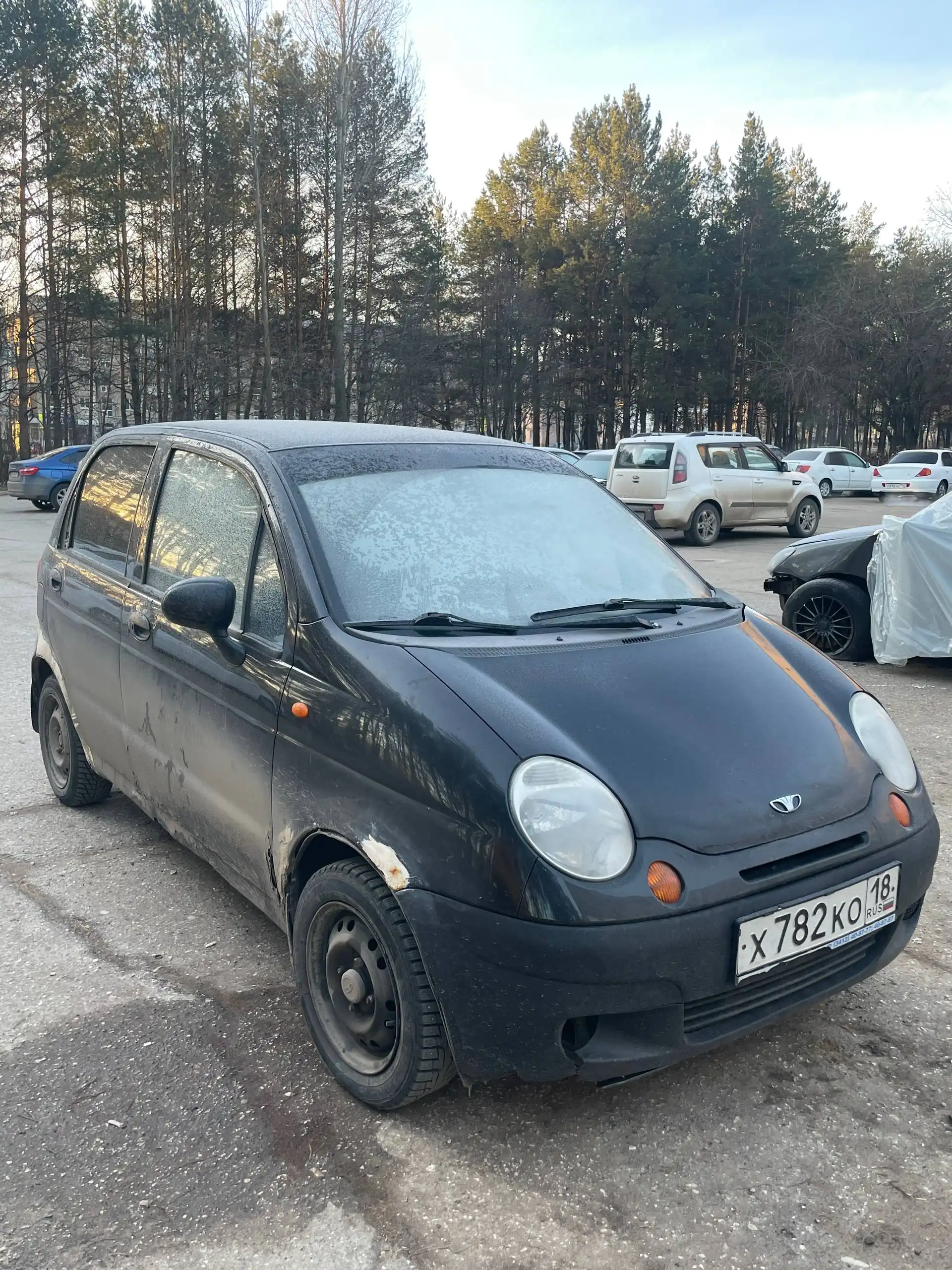 Daewoo Matiz 2010 с пробегом 92к, клин мотора
