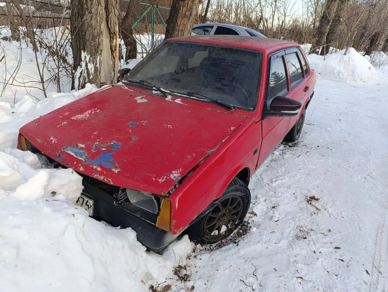 ВАЗ 21099 2001 года, инжектор, не на ходу после ДТП - Легковые автомобили (Авто) в Челябинск