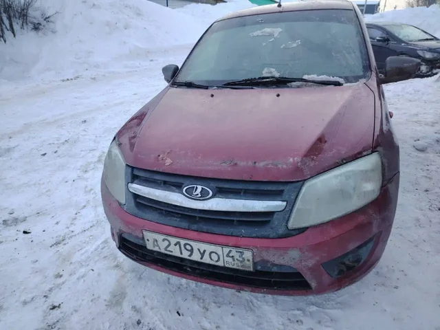 Лада Гранта 2016 года с повреждением двигателя - Легковые автомобили в Зеленодольск