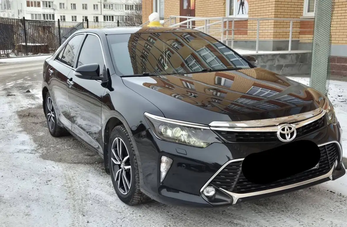 Toyota Camry 2017 года, 2.5 AT, 141000 км, с шумоизоляцией и сигнализацией - Легковые автомобили (Авто) в Уфа