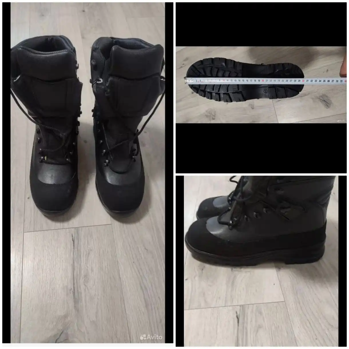 Зимние кожаные ботинки 43 размера