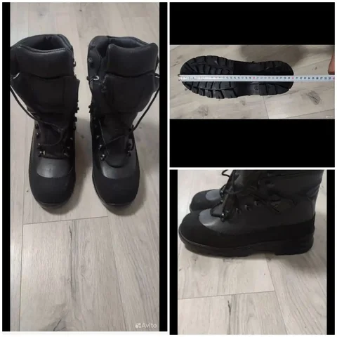Зимние кожаные ботинки 43 размера - Одежда в Чебоксары