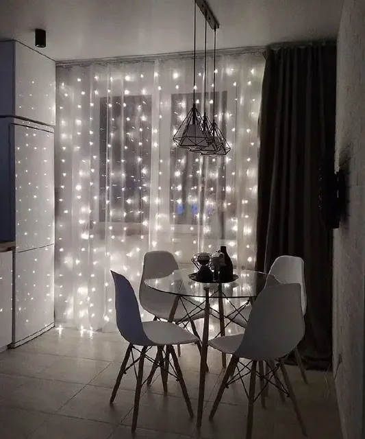 Новогодняя гирлянда-штора для уюта - Для дома и дачи в Чебоксары