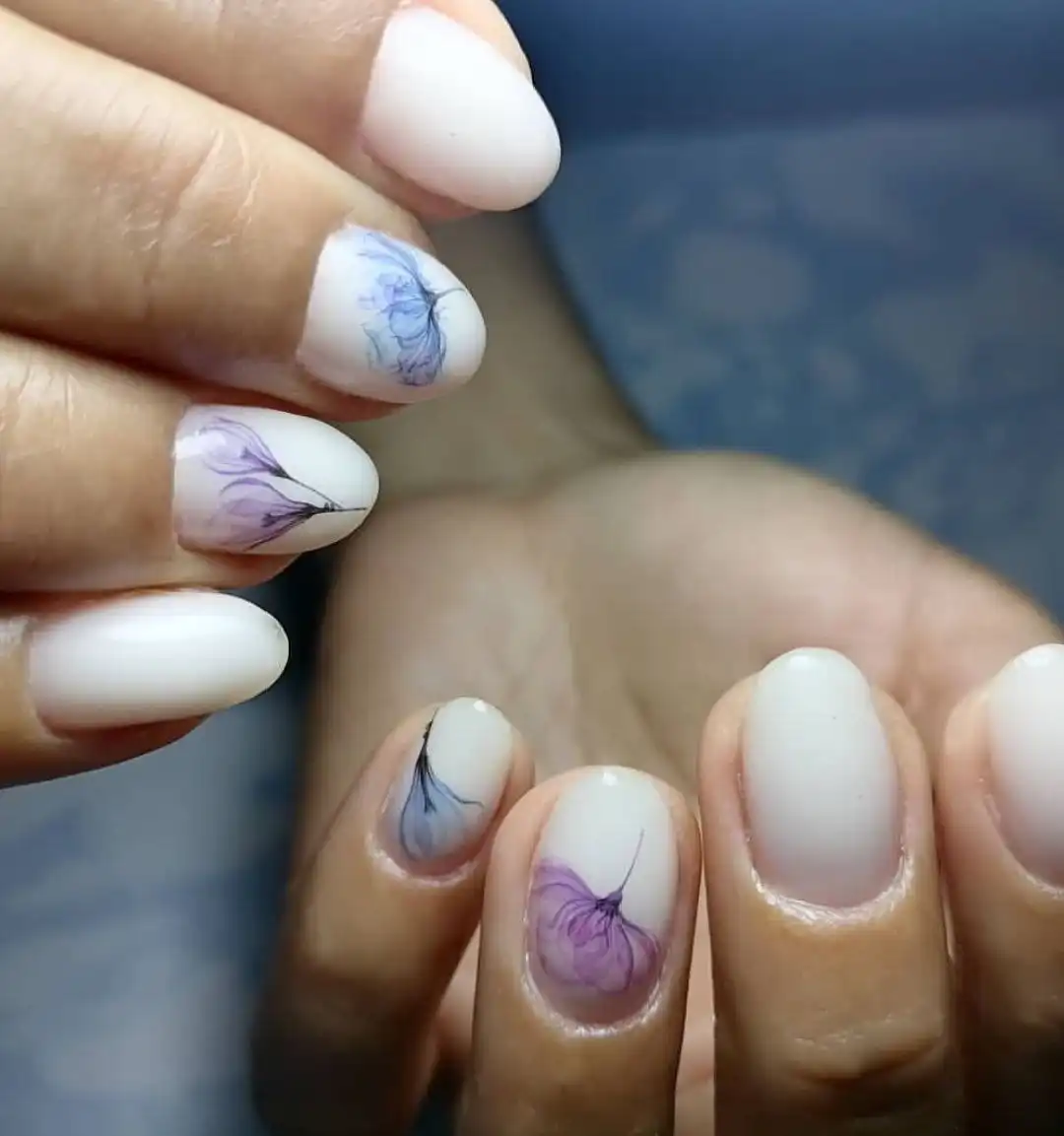 Маникюр с покрытием и наращивание