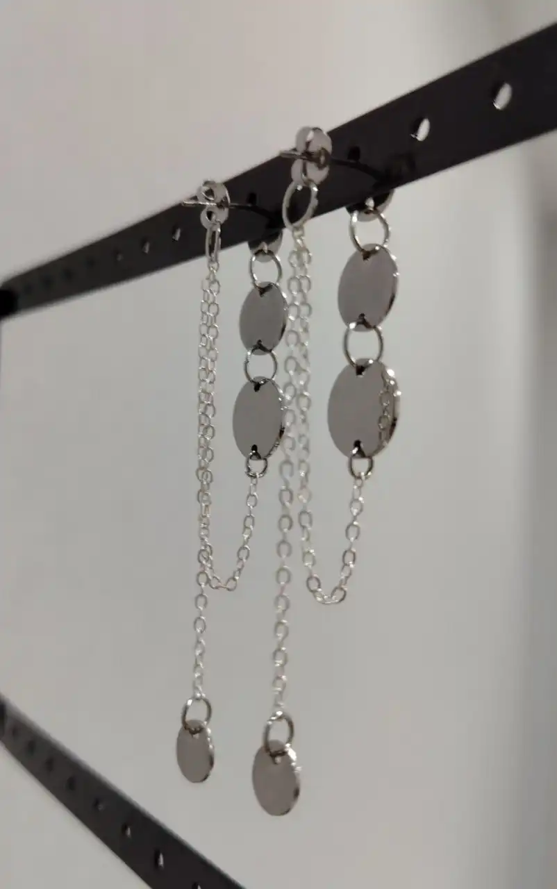 Серьги вечерние ручной работы