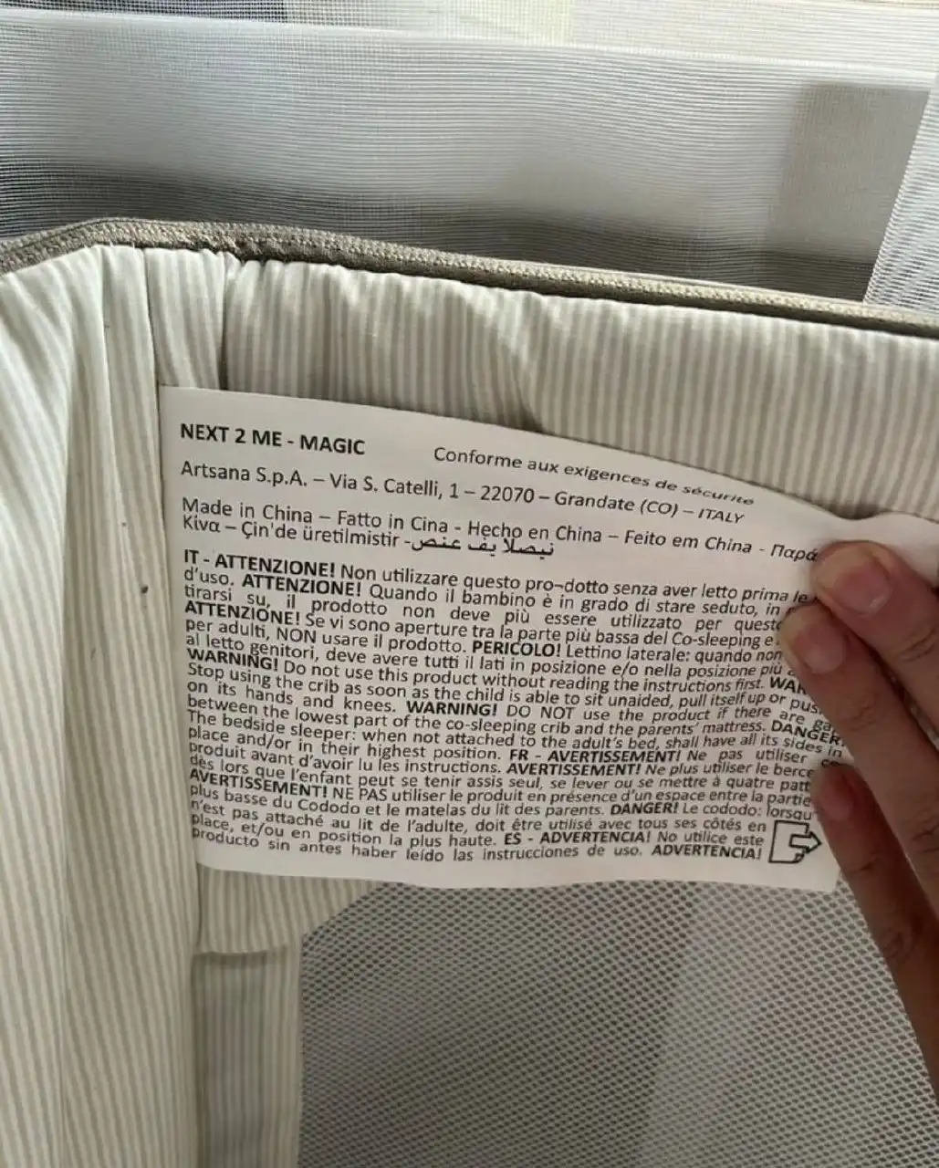 Детская кроватка Chicco Next2Me Magic