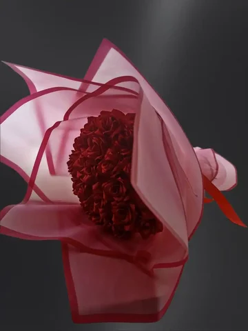 Букет роз из атласной ленты - Посуда и тара в Чебоксары